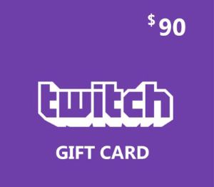 Twitch USD 90 Подарочная карта US