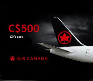 Air Canada C$ 500 Подарочная карта CA