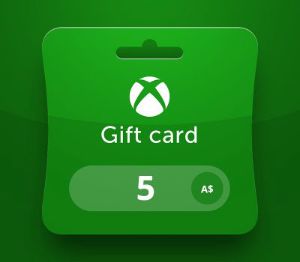XBOX Live AUD 5 Предоплаченная карта AU