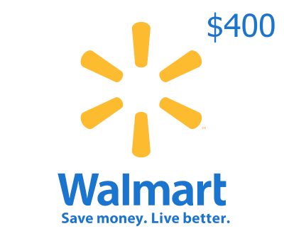 Walmart USD 400 Подарочная карта US