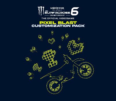 Monster Energy Supercross 6 - Pixel Blast Customization Pack DLC EU XBOX One / Xbox Series X|S Ключ