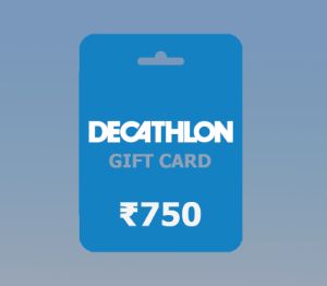 Decathlon INR 750 Подарочная карта IN
