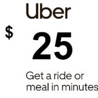 Uber USD 25 Voucher