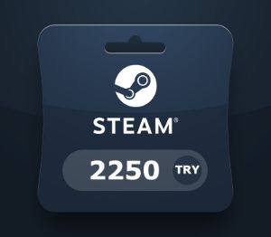 Steam Wallet TRY 2250 Подарочная карта TR