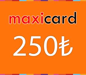 MaxiCard ₺250 Карта пополнения TR