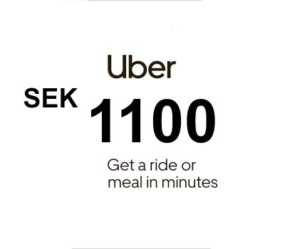 Uber SEK 1100 Gift Card SE