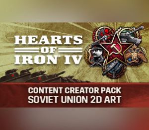 Hearts of Iron IV - Content Creator Pack - Soviet Union 2D Art DLC PC Steam Ключ