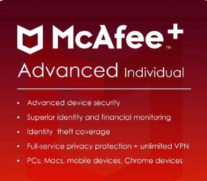 McAfee+ Advanced Individual Security 2025 Ключ (1 Year / 1 Device)