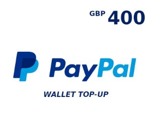 PayPal Wallet 400 GBP Top Up