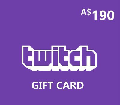 Twitch AUD 190 Подарочная карта AU
