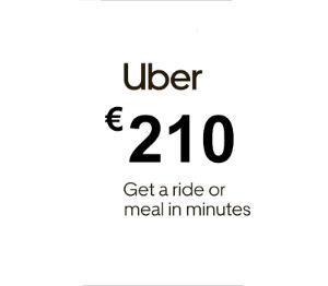 Uber EUR 210 Подарочная карта ES