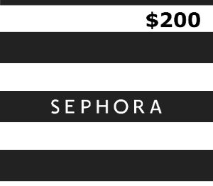 Sephora $200 Подарочная карта US