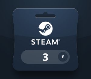 Steam Wallet GBP 3 Подарочная карта UK