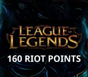 League of Legends 160 RP Предоплаченная карта TR