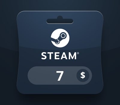 Steam Wallet USD 7 Подарочная карта US