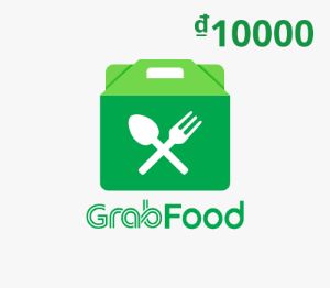 Grab Food VND 10000 Подарочная карта VN