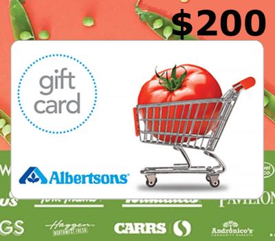 Albertson's USD 200 Подарочная карта US