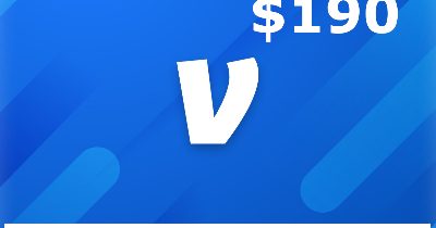 Rewarble Venmo USD 190 Подарочная карта