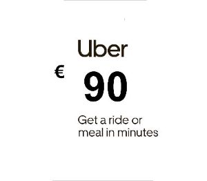 Uber EUR 90 Подарочная карта FR