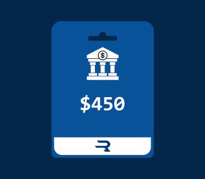 Rewarble Bank Transfer USD 450 Подарочная карта