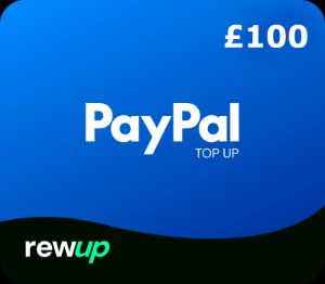 RewUp PayPal GBP 100 Gift Card