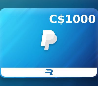 Rewarble PayPal CAD 1000 Gift Card