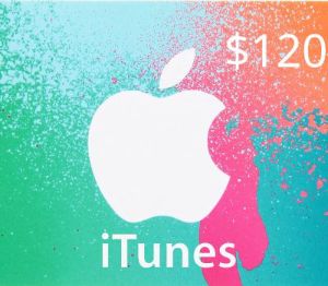 iTunes $120 US Карта
