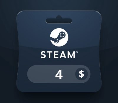 Steam Wallet USD 4 Подарочная карта BO