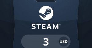 Steam Wallet USD 3 Подарочная карта AR
