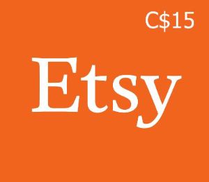 ETSY CAD 15 Подарочная карта CA