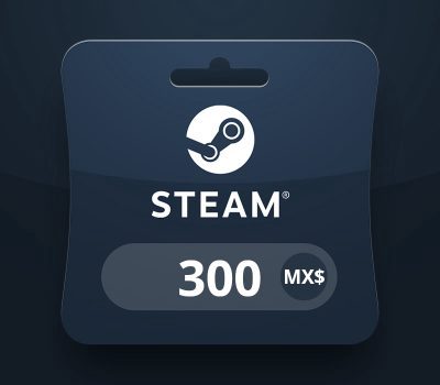 Steam Wallet MXN 300 Подарочная карта MX