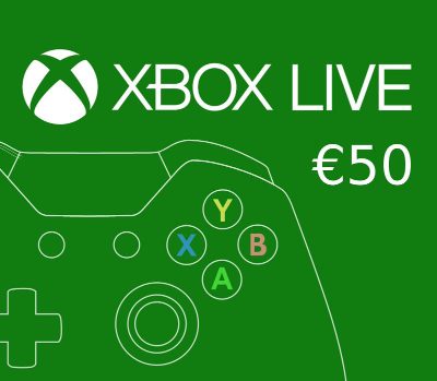 XBOX Live €50 Предоплаченная карта IT