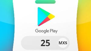 Google Play MXN 25 Подарочная карта MX