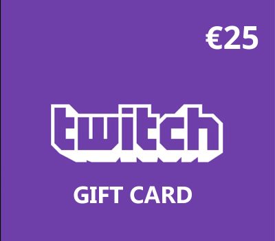 Twitch EUR 25 Подарочная карта FR