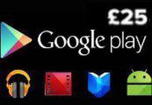 Google Play €25 Подарочная карта DE/BE/NL/FR