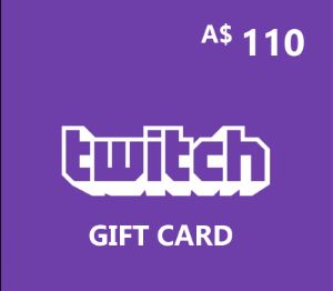 Twitch AUD 110 Подарочная карта AU