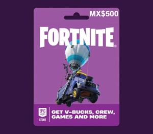 Fortnite MXN 500 PC Epic Games Подарочная карта MX