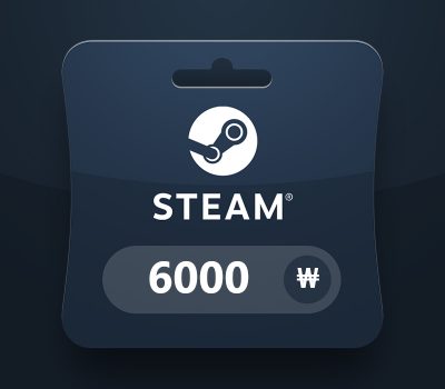 Steam Wallet KRW 6000 Gift Card KR 