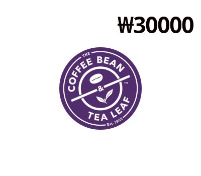 Coffee Bean & Tea Leaf KRW 30000 Подарочная карта KR