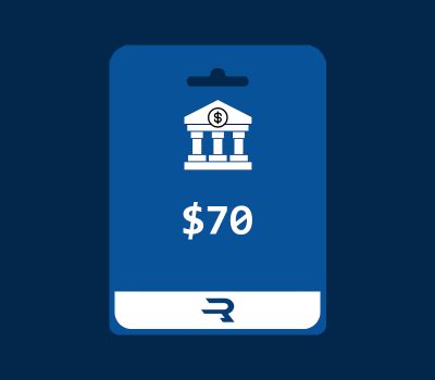 Rewarble Bank Transfer USD 70 Подарочная карта