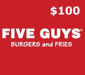 Five Guys USD 100 Подарочная карта US