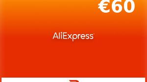 Rewarble AliExpress EUR 60 Подарочная карта
