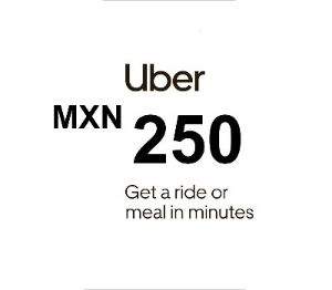 Uber MXN 250 Voucher MX