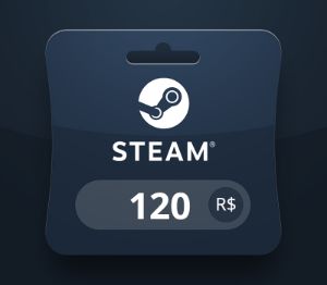 Steam Wallet BRL 120 Подарочная карта BR