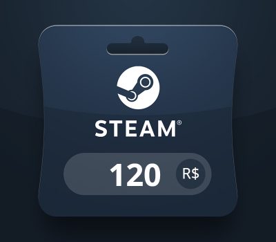 Steam Wallet BRL 120 Gift Card BR