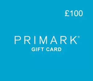 Primark £100 Подарочная карта UK