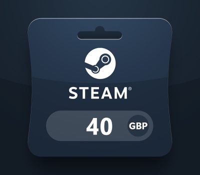 Steam Wallet GBP 40 Подарочная карта UK