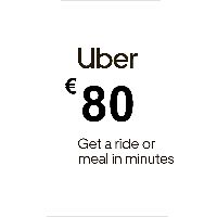 Uber EUR 80 Подарочная карта ES