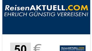 Reisen Aktuell €50 Подарочная карта DE