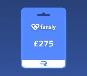 Rewarble Fansly GBP 275 Подарочная карта
